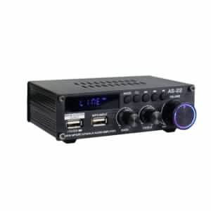 AS-22 Mini bluetooth Estéreo Digital Amplificador 45 W MAX RMS 300 W Hi-Fi Clase D 2 canales Potencia de amplificador in